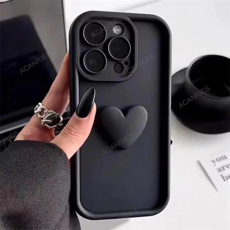 Poko  m3 f3 pocox 3 schattig siliconen hoesje met hartje voor xiaomi mi poco  x3 pro  x 3 nfc  gt 5g dames matte zachte achterkant cover  x3 pro  x3 nfc