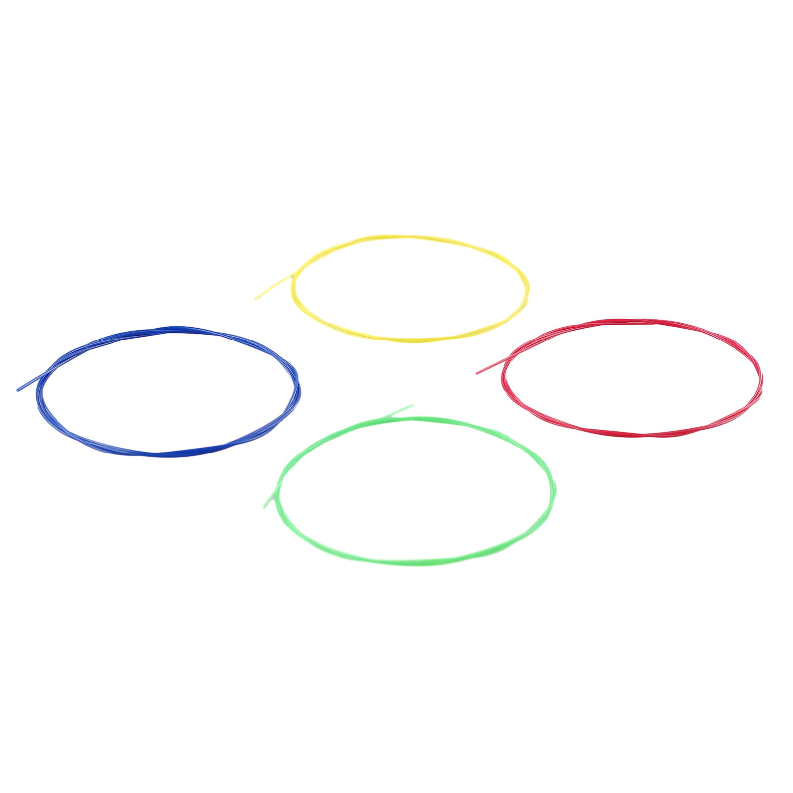 Corde per chitarra colorate arcobaleno da 4 pezzi per chitarra popolare acustica parti multicolori per chitarra classica