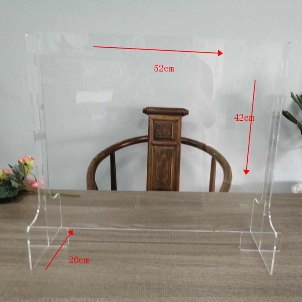 Acrylic Sneeze Guard Shield Clear Perfection Reception Side Counter Sprayed UV Cut Transparent Height Protection Screens