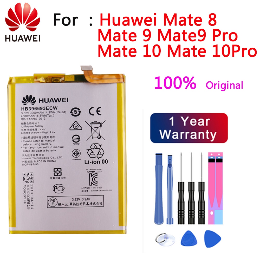 Hua wei Batteria Originale per Huawei Compagno di 9 compagno9 pro Compagno 10 Compagno di 10pro Compagno 8 NXT-AL10 NXT-TL00 NXT-CL00 NXT-DL00 compagno8 batteria