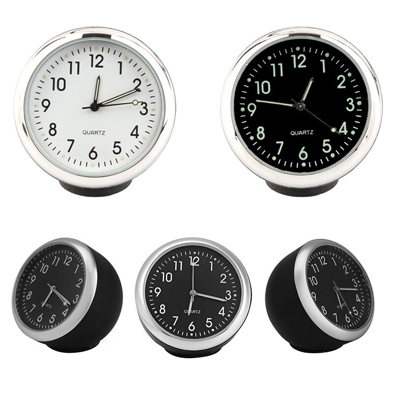 Mini Interior Car Auto Digital Clock Luminous Mechanics Quartz Watch Styling Car clock watch electronic watch time decoration