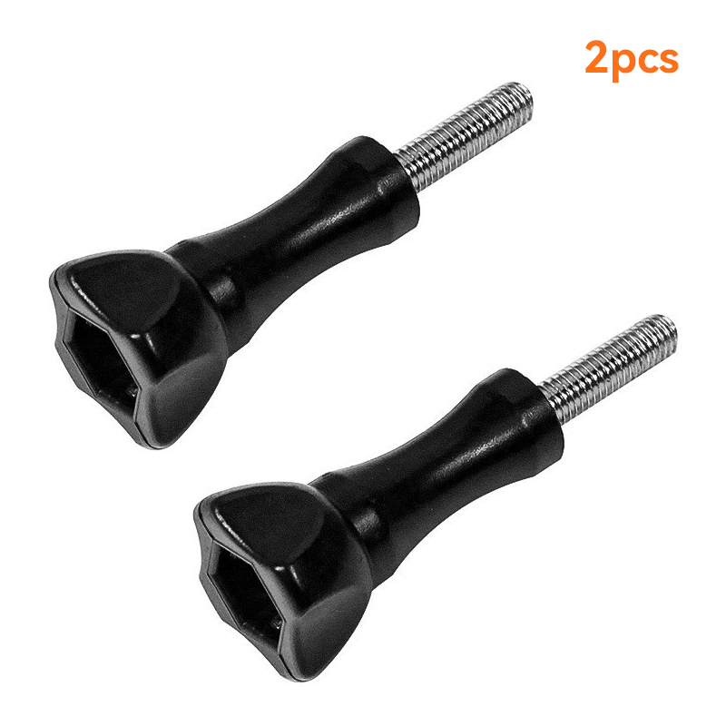 Tornillo largo para accesorios de montaje de Cámara de Acción para GoPro 13 12/11/10/9/8 Insta360 X4 DJI Action 5 Pro 3 4 Go Pro Accesorios: Color negro
