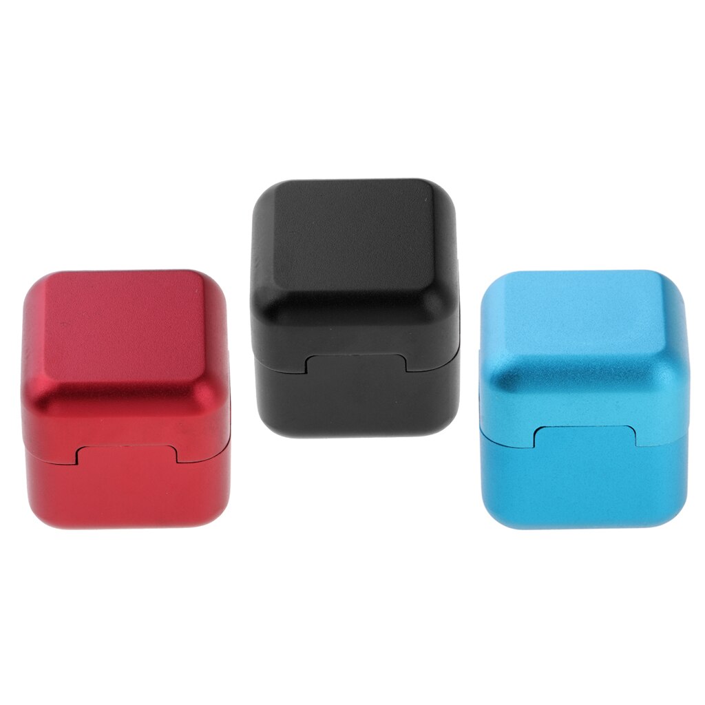 Aluminum Billiards Pool Cue Chalk Holder Snooker Stick Tip Chalk Case