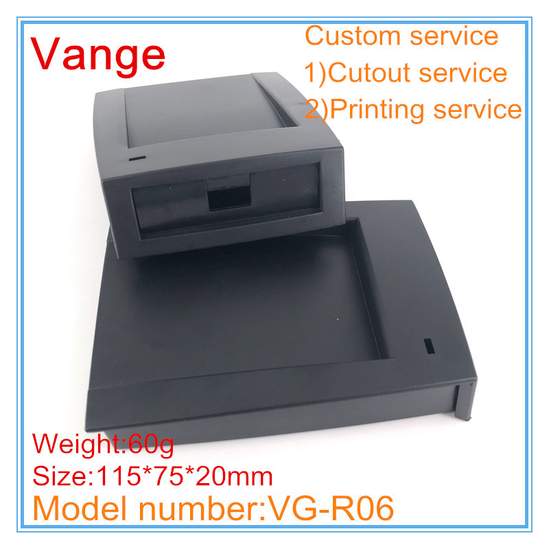 2 stks/partij product IP54 ABS plastic behuizing 110*80*25mm voor deur toegangscontrole kaartlezer