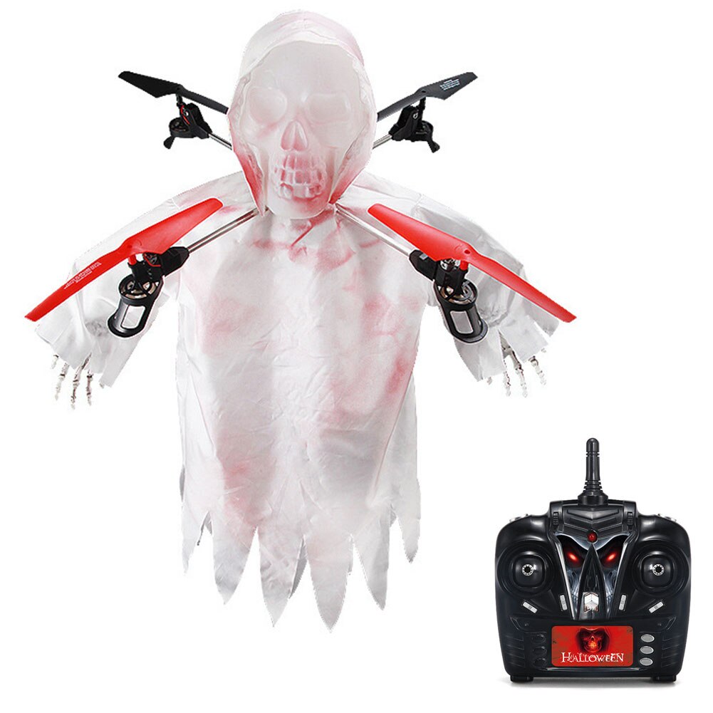 1031 Skeleton four-axis aircraft lighting special effects roll Halloween atmosphere