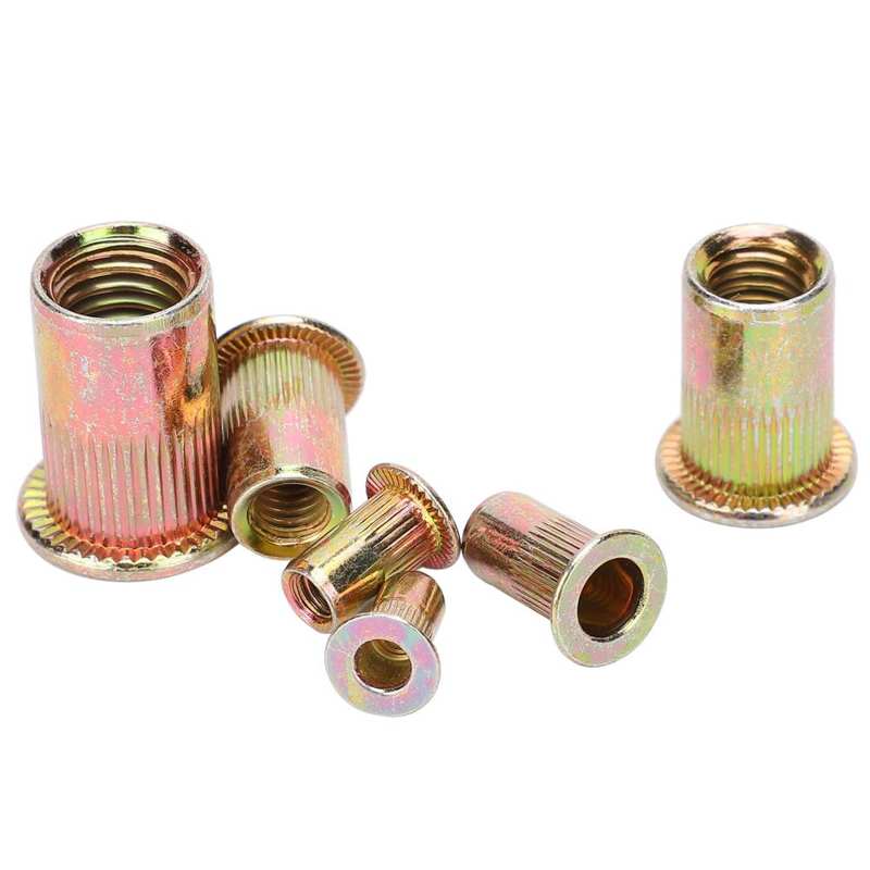 self tapping inserts metric threaded inserts Zinc Plated Carbon Steel Rivet Nuts Galvanized Insert Nut Threaded