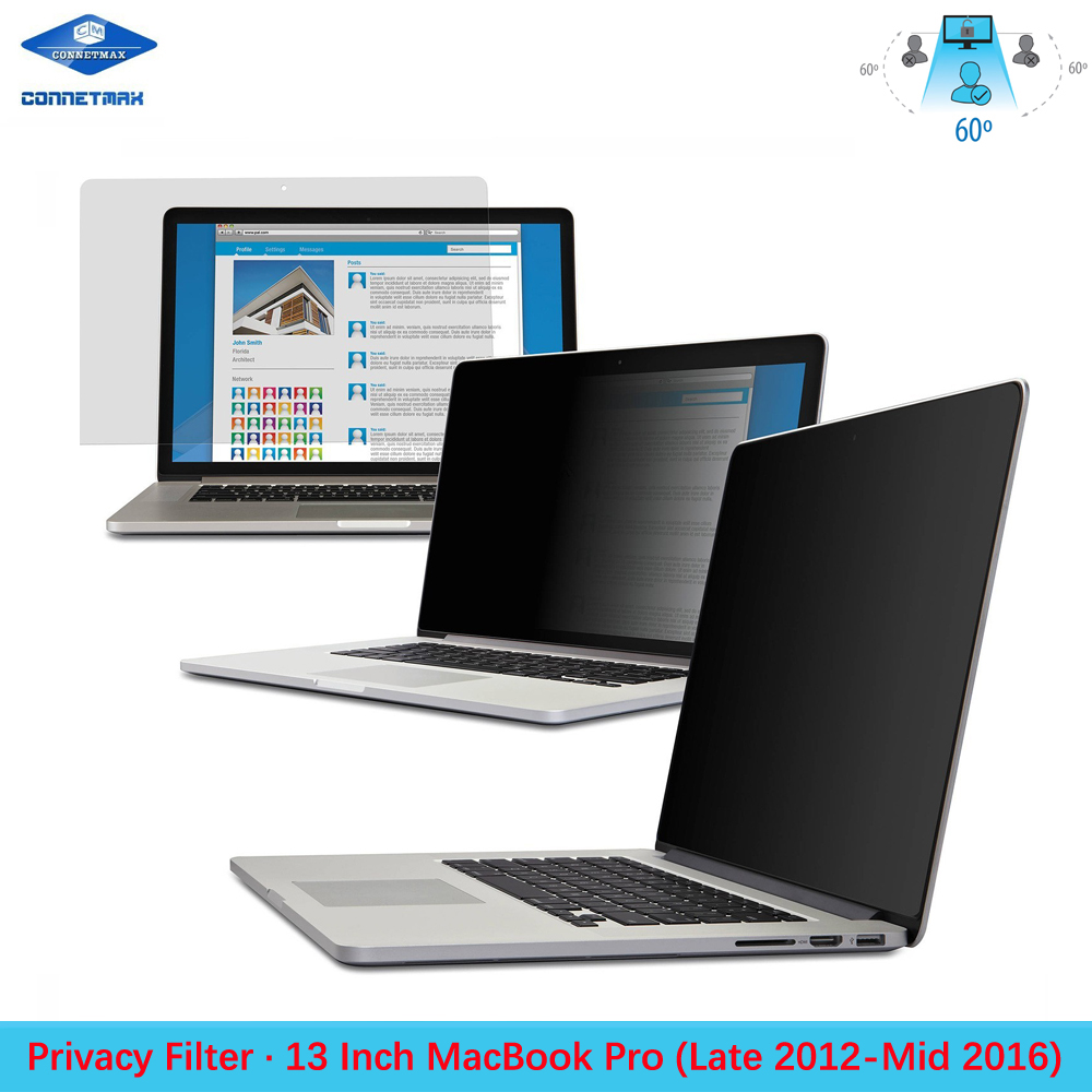 Anti-Glare Laptop Privacy Filter Blackout voor Apple MacBook Pro 13 &quot;Met Retina Display