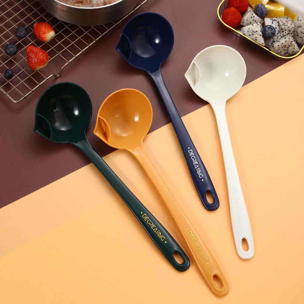 Good Multipurpose Lightweight Food Fat Separator Skimmer Spoon Grease Strainer Oil Separator Spoon Soup Spoon