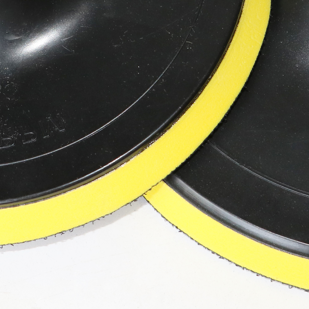 Tampon de support de disque de ponçage, papier de verre auto-adhésif, plaque de support à boucle de crochet, tige adaptée pour ponceuse, meuleuse, perceuse, 3 ", 4", 7 ", 6/5", 125mm, 1 pièce