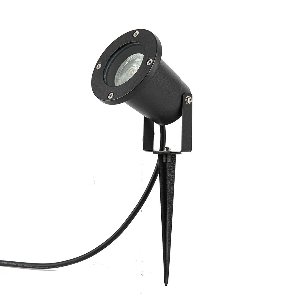 LED COB Gartenbeleuchtung 5W AC110V 220V DC12V 24V Outdoor Spike Rasenlampe Wasserdichte Beleuchtung Garten Wegstrahler: Blau