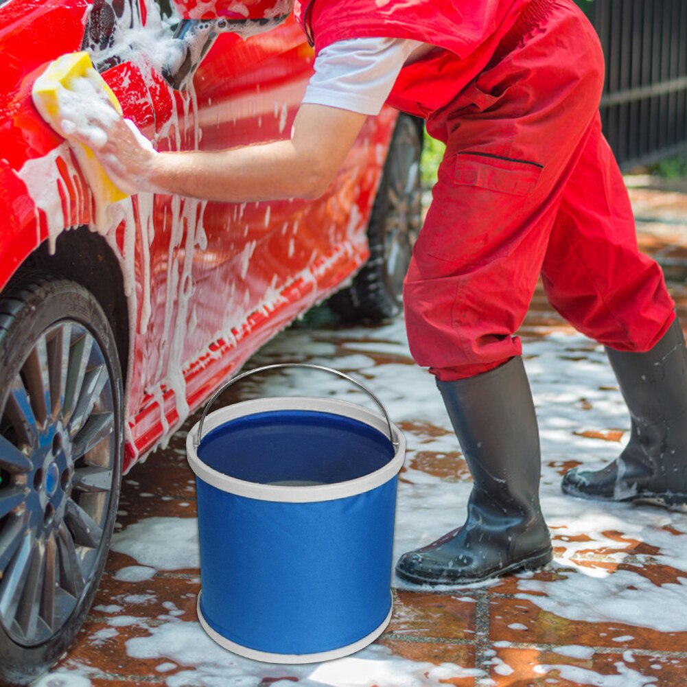 Water Bucket Foldable Outdoor Travel Camping Hiking Fishing Water Storage Container Drinking Picnic Barrel