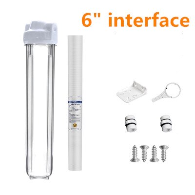 20 inch filter water filter housing cartridge for water filter Fittings pp sediment filter: 6 points