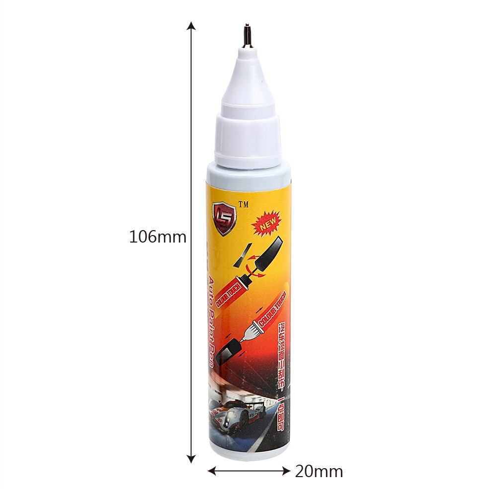 LEEPEE un par de reparación de rayaduras de coche negro cuidado de la pintura de coche pluma Fix it Pro