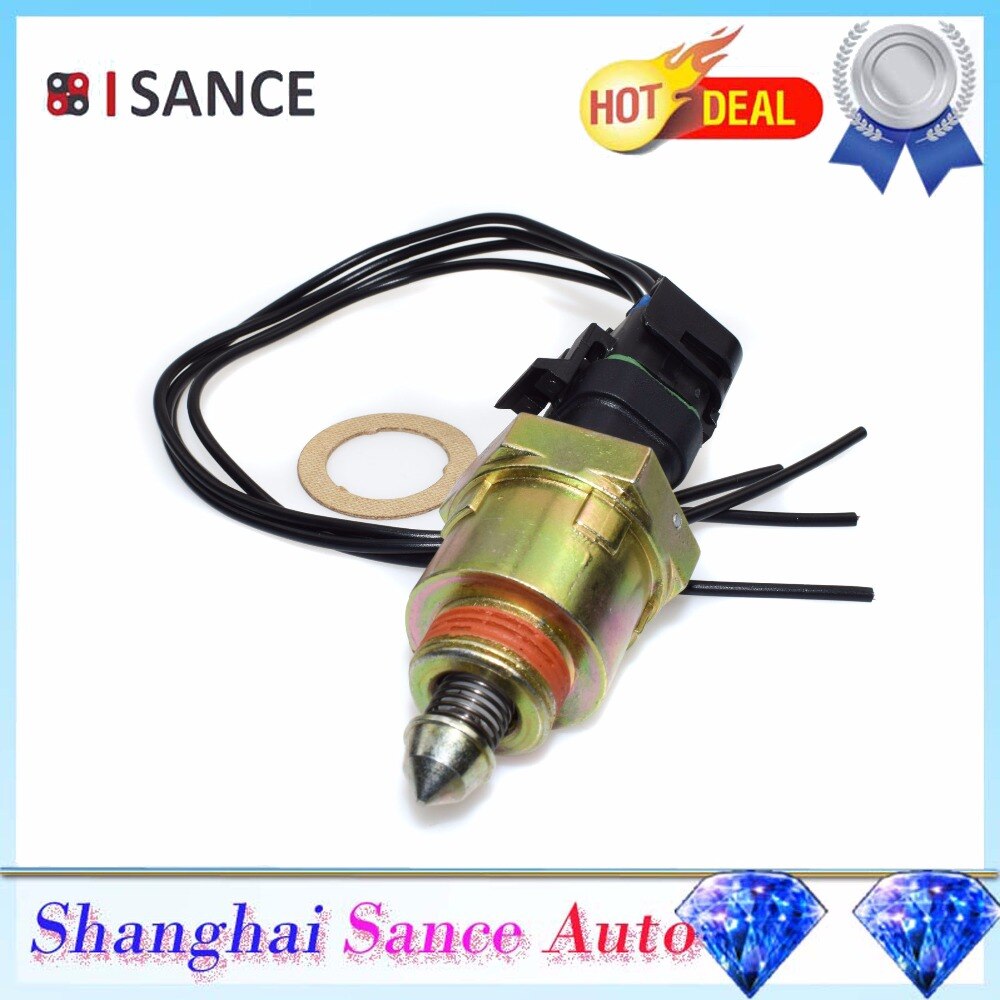 ISANCE Idle Air Control Valve IACV IAC & Connector Plug 17111286 17089062 For Chevrolet GMC Buick Cadillac Pontiac Oldsmobile