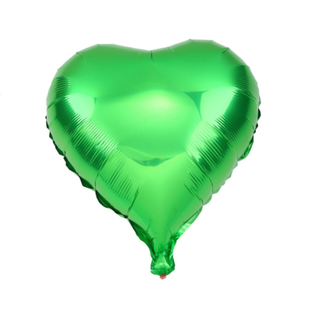 8in kleurrijke hartvormige folie ballonnen als decoratie voor een verjaardag, bruiloft of feest. een fantastisch speelgoed voor kinderen.: Default Title