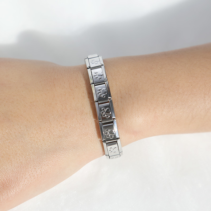 Hapiship New Fashion Cat's Paw 9mm larghezza bracciale in acciaio inossidabile bracciale donna ragazze matrimonio regalo di natale gioielli G214