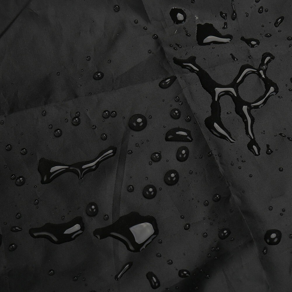 Couverture de Barbecue imperméable extérieure ronde couverture de Barbecue robuste Anti-poussière gaz charbon de bois Barbecue électrique Barbecue Barbecue fournitures