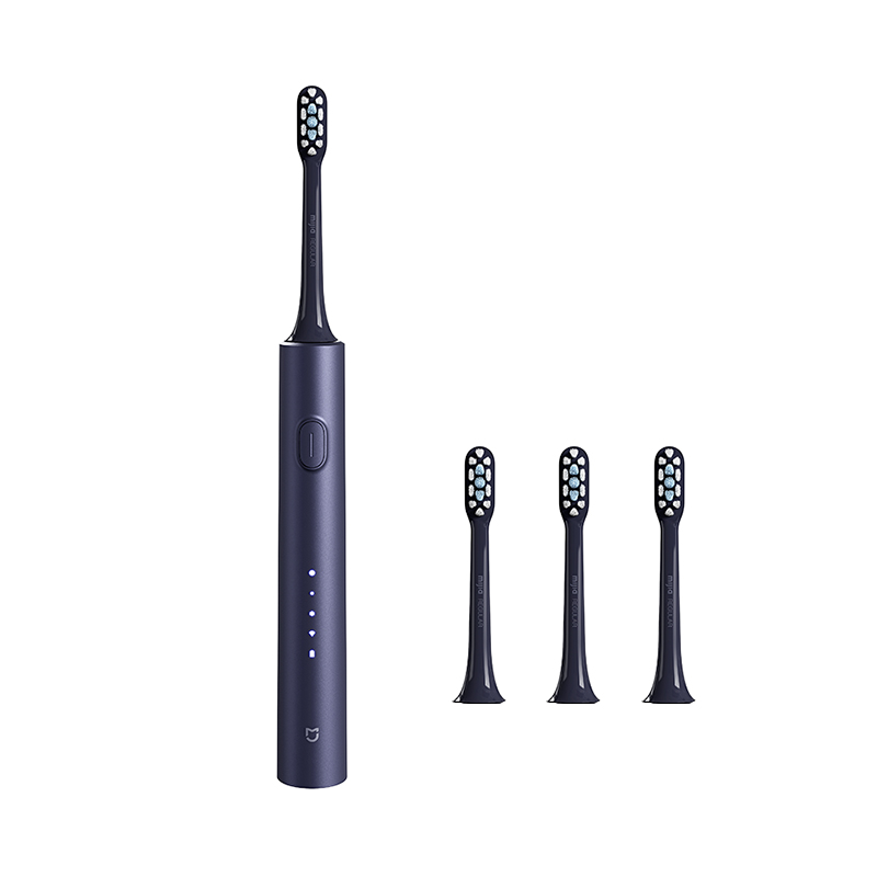 XIAOMI Mijia Spazzolino elettrico sonico T302 3 colori 4 testine IPX8 Impermeabile 360 ° Ricarica senza fili 4 modalità Pulizia dei denti: Blu
