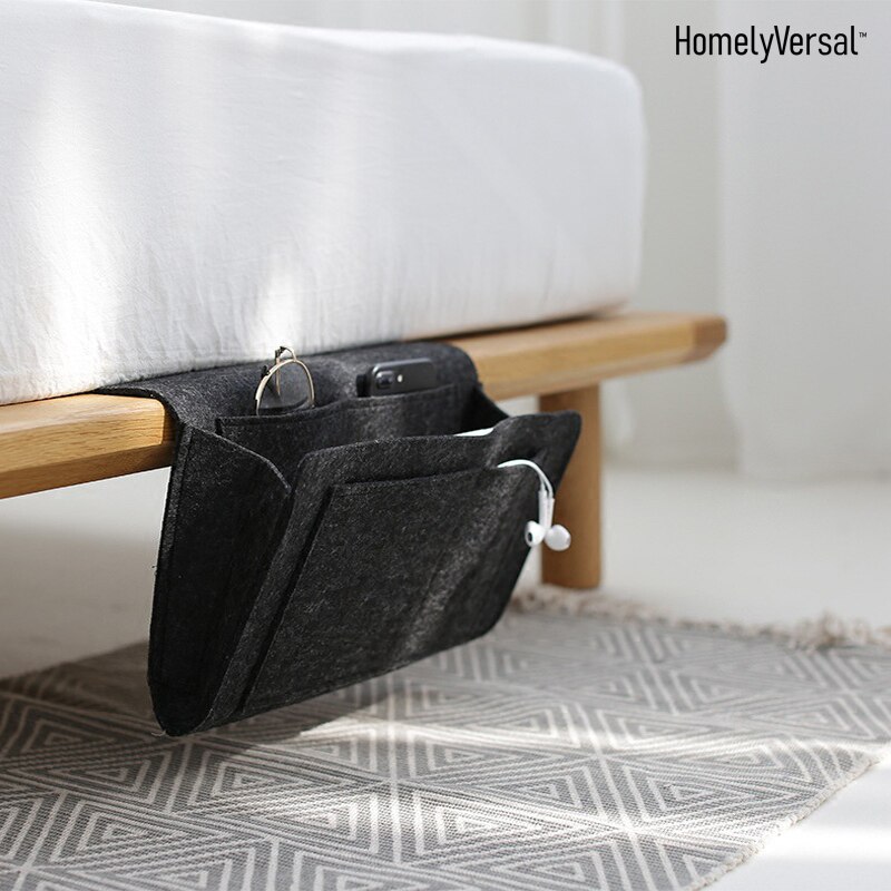 Bedside Storage Organizer Bedside Hanging Pocket for Organizing Magazine Phone Small Things Space Saving bed package