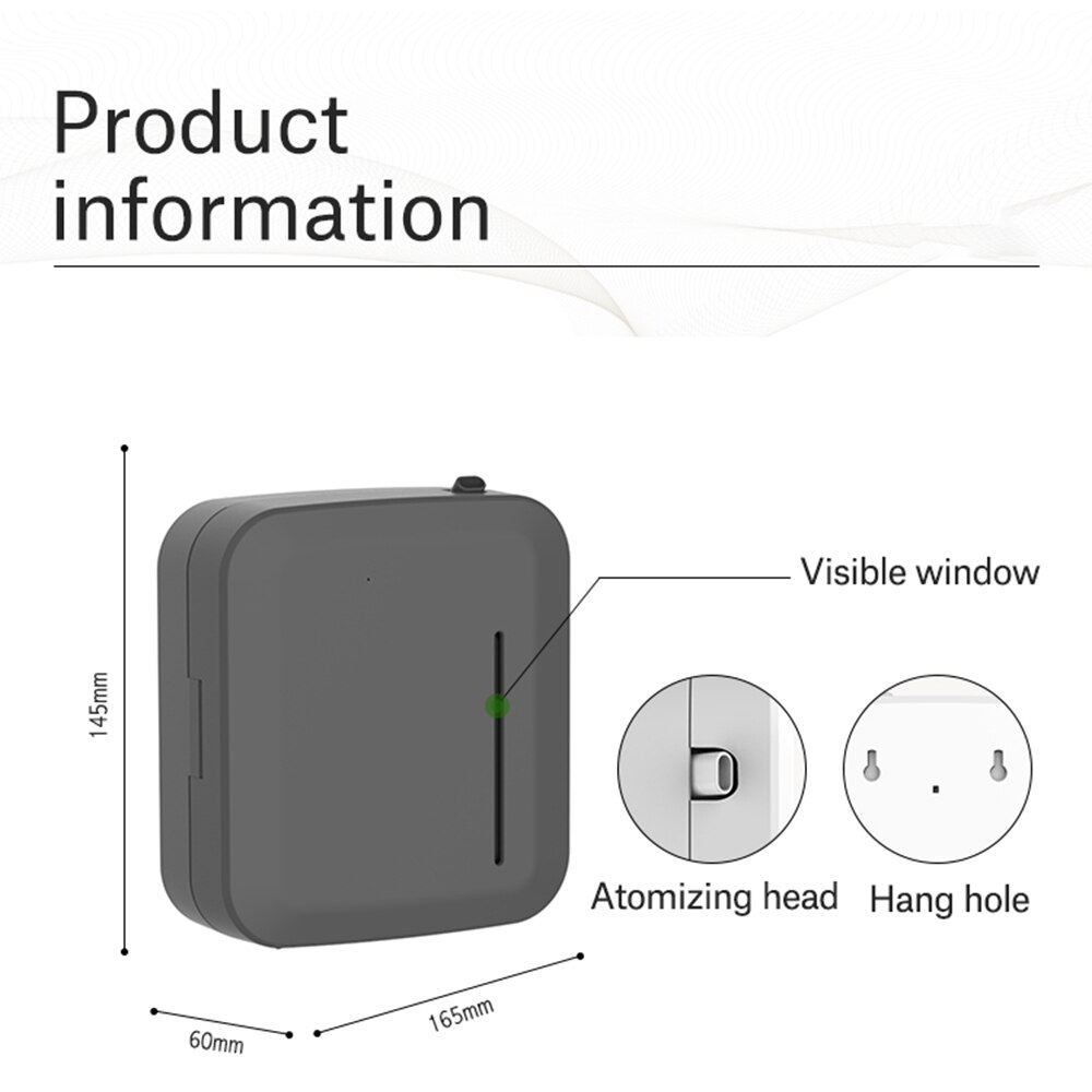 Smart Aroma Diffuser 150ml Battery Plug-in Dual-use Diffuser Humidifier APP Control Home Hotel Essential Oil Fragrance Machine