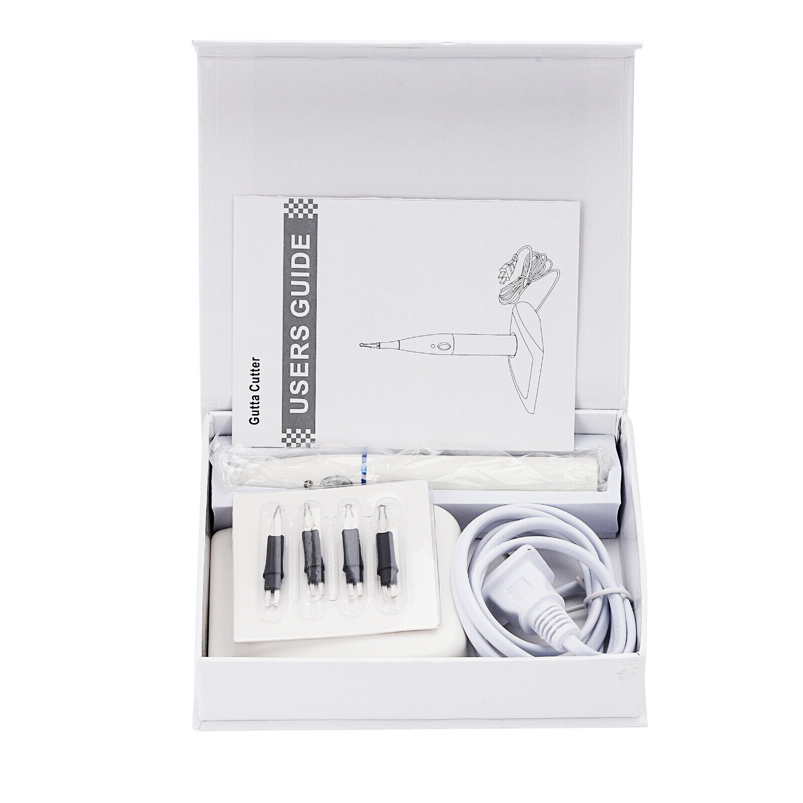 Dental Gutta Percha Zahnfleischschneider mit 4 Spitzen Endo Obturation System Dental Dissolved Breaker Gutta Percha Cutter