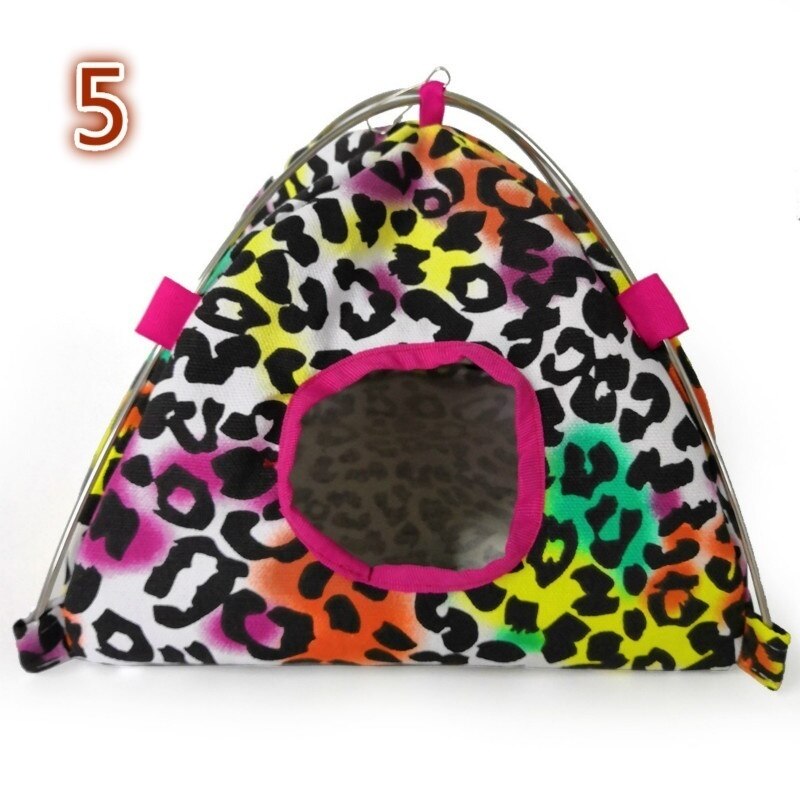 Tente nid de perroquet en toile, sac de couchage suspendu au sol, nid d&#39;oiseau, Hamster, nid en coton, hamac: 5
