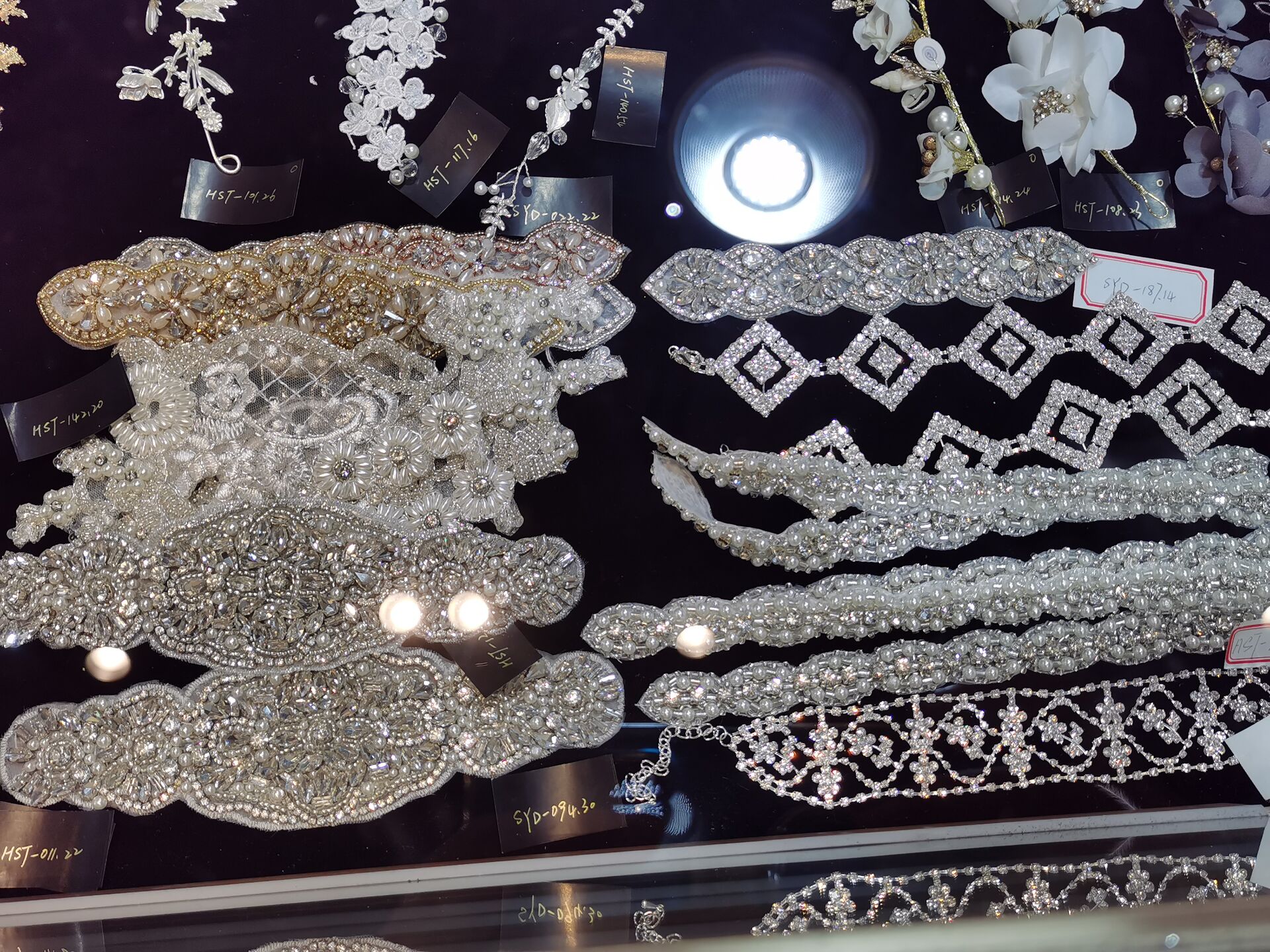 Removeable Crystal Kralen Belt Prom Jurk Sash Lint Wedding Party Gown Afneembare Tailleband Prom Jurk Lint