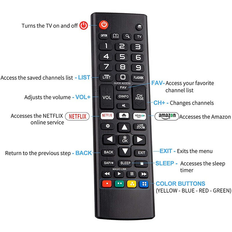 Universele Afstandsbediening Voor Lg Smart Tv Afstandsbediening Alle Modellen Lcd Led 3D Hdtv Smart Tvs AKB75095307 AKB75375604 AKB74915305