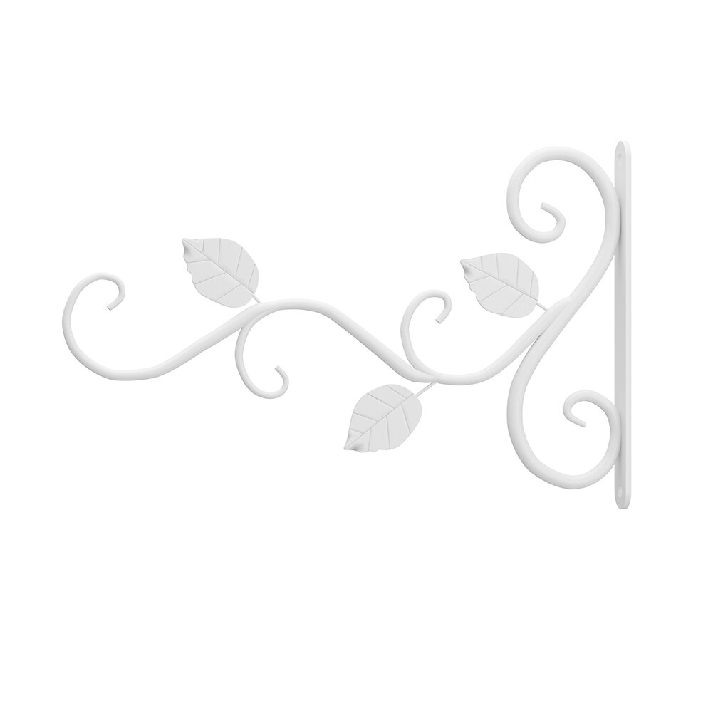 Plant Stand Flower Pot Hanging Basket Hanger For Flower Pots Home Garden Decor Iron Plant Wrought Display Stand Flower Stand: White