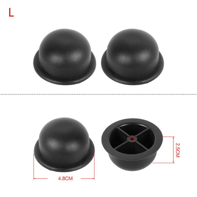 1Pair Replacement Plastic Stud Luggage Feet Pads for Luggage Bags Suitcase Stand Feet: L