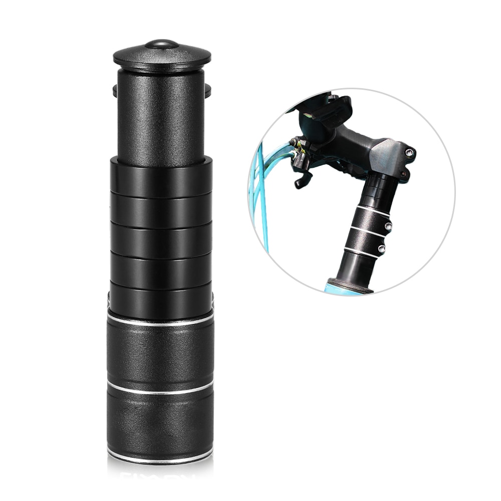 Aluminum Alloy Bike Stem Riser Bike Fork Stem Extender Extension Bicycle Cycling Bike Stem Head Up Raiser Handlebar Adaptor