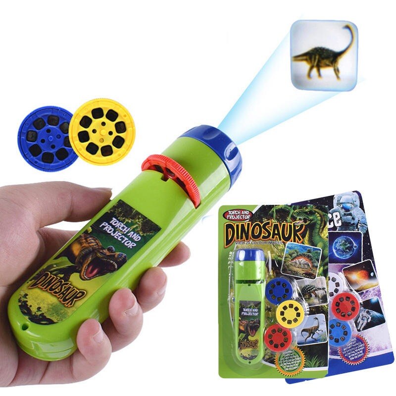 Parent-child Interaction Puzzle Early Education Luminous Toy Animal Dinosaur Child Slide Projector Lamp Kids Toys