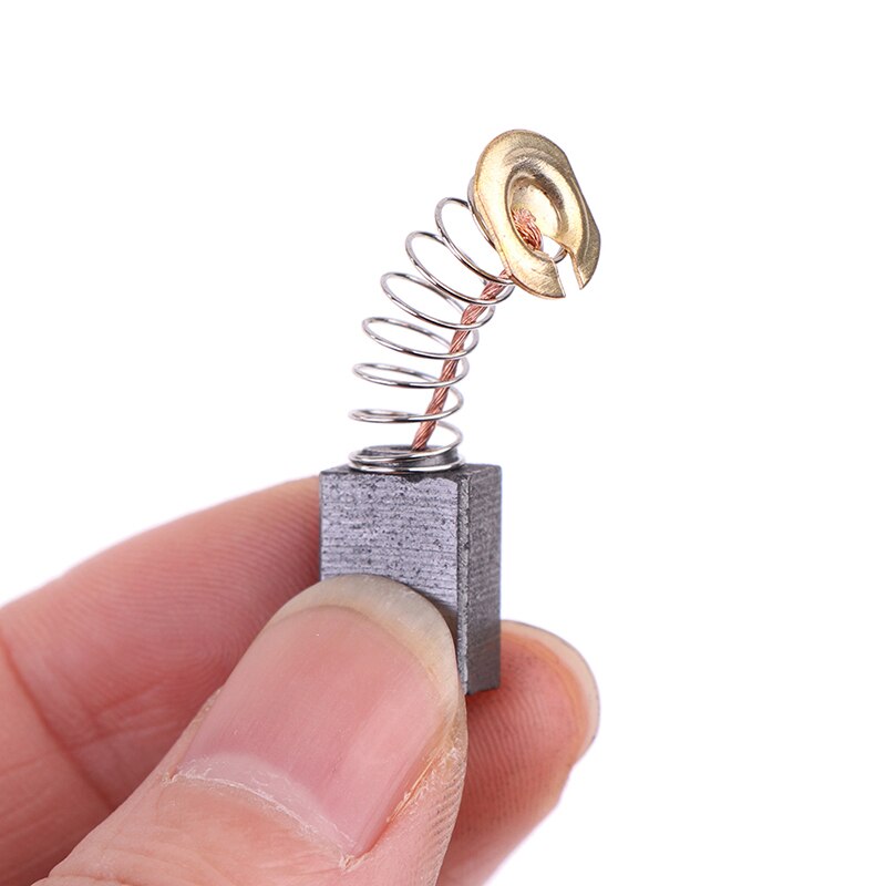 Cepillos de carbono para amoladora angular, herramienta eléctrica, pieza de repuesto para Motor eléctrico, 10 piezas, 6x9x14mm