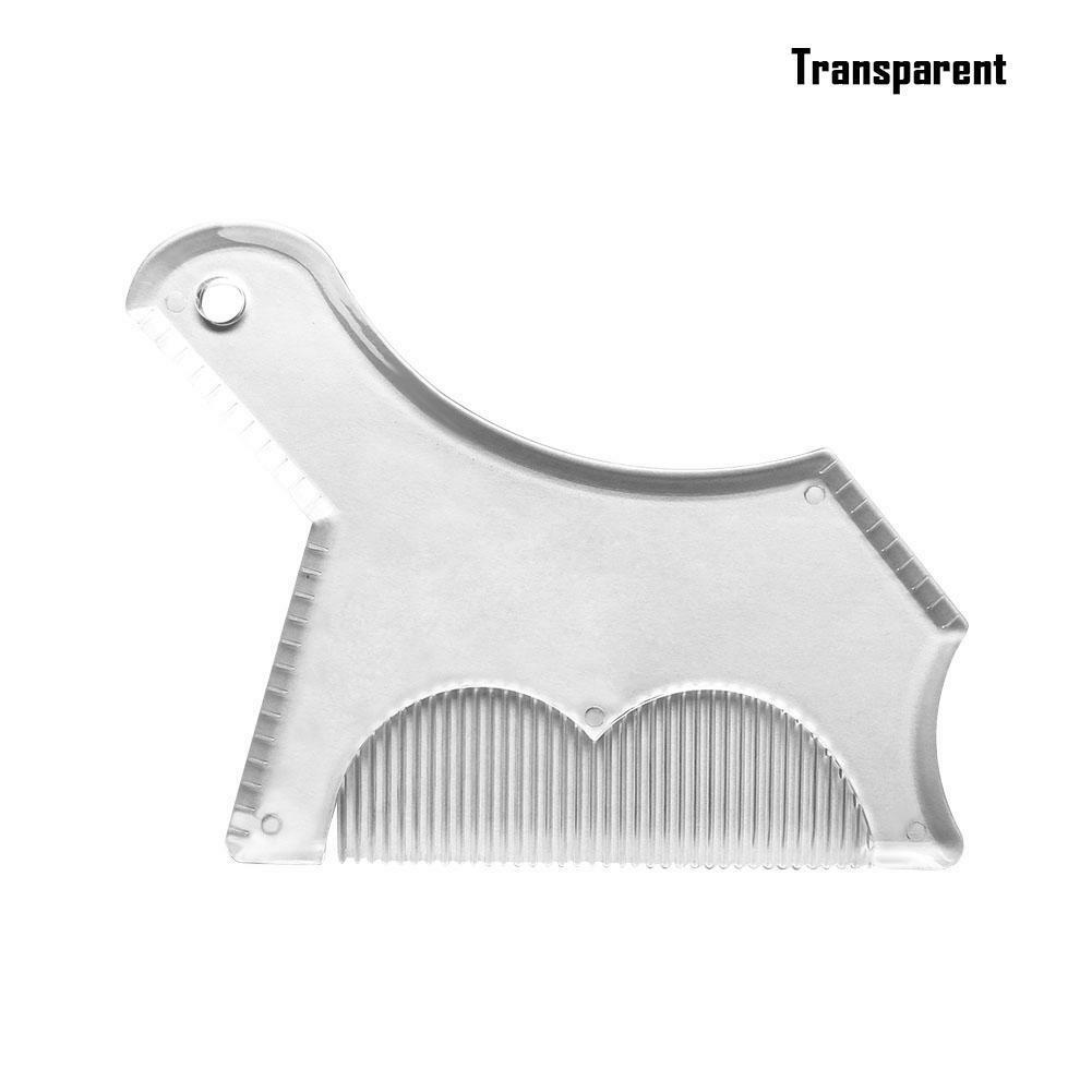 Beard Styling Template Stencil Beard Comb for Men Lightweight and Flexible Fits All-In-One Tool Beard Shaping Tool: 7