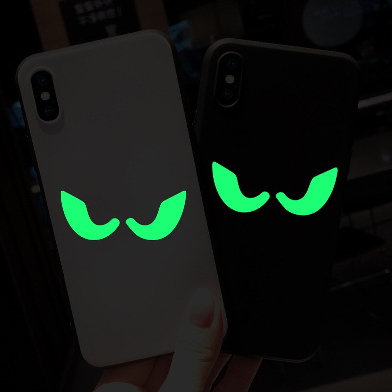 Halloween Glow Stickers Bat Lighted Window Wall Door Decoration PVC Waterproof Phone Laptop Computer Sticker Decor