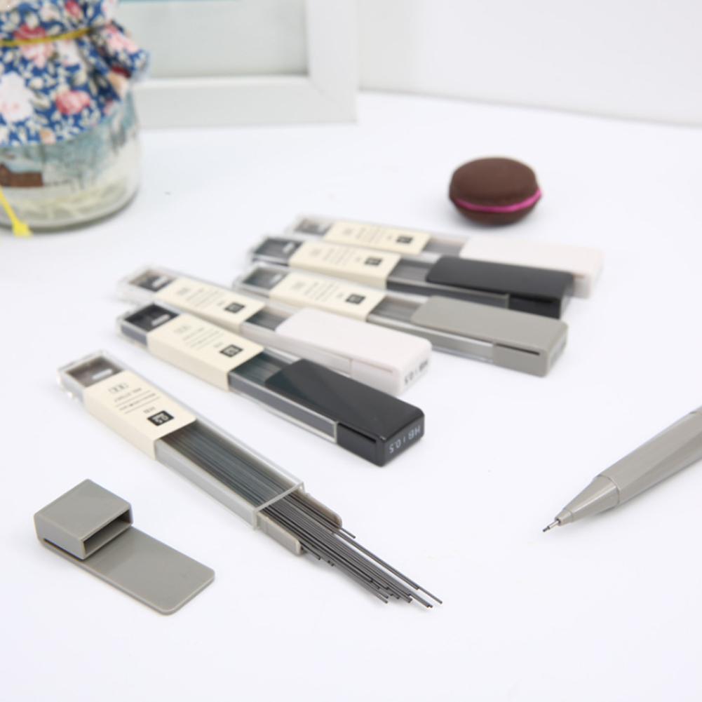 1Pcs Eenvoudige Vulpotlood Lood 0.5Mm Hb Potlood Refill Kantoor School Potlood Levert Lood Hengel Briefpapier Automatische T3C1
