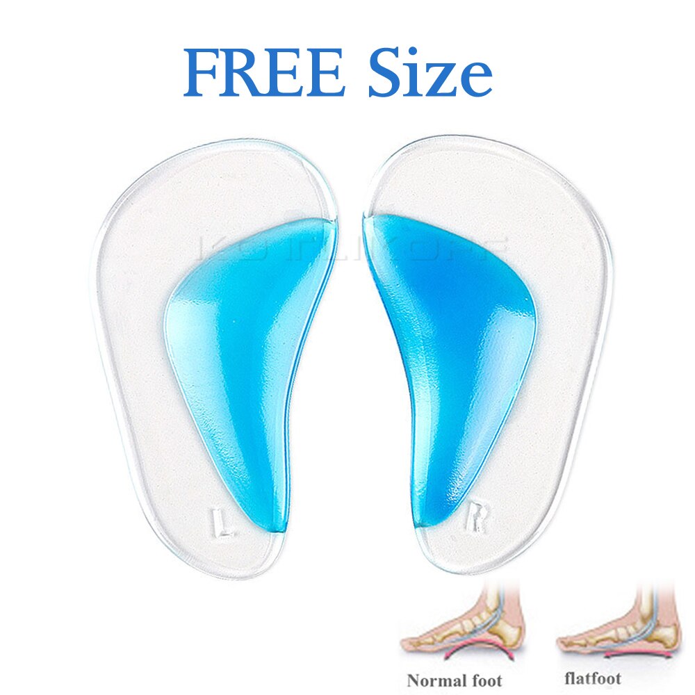 KOTLIKOFF Insoles For Shoes Super Shock-Absorbant Spring Sports Insole Foot Pain Relieve Shoe Insoles For Men and Women Shoe Pad: Arch Support Pad / S EU 35-40