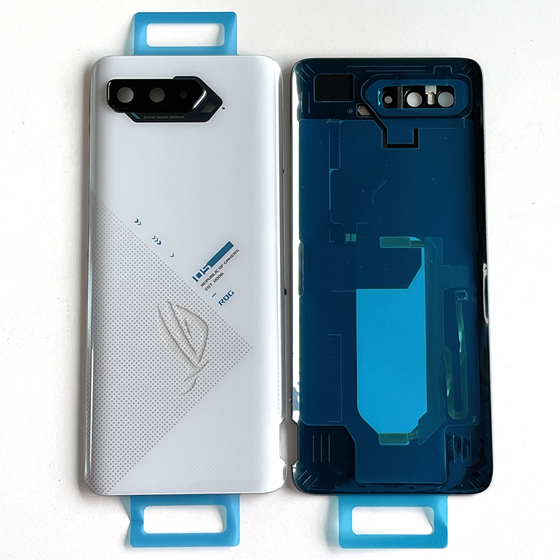6.78 &quot;Originele Voor Asus Rog 5 5S Telefoon 5 ZS673KS Batterij Cover + Camera Frame Lens + Sticker behuizing Voor Rog Telefoon 5 5s Midden Frame