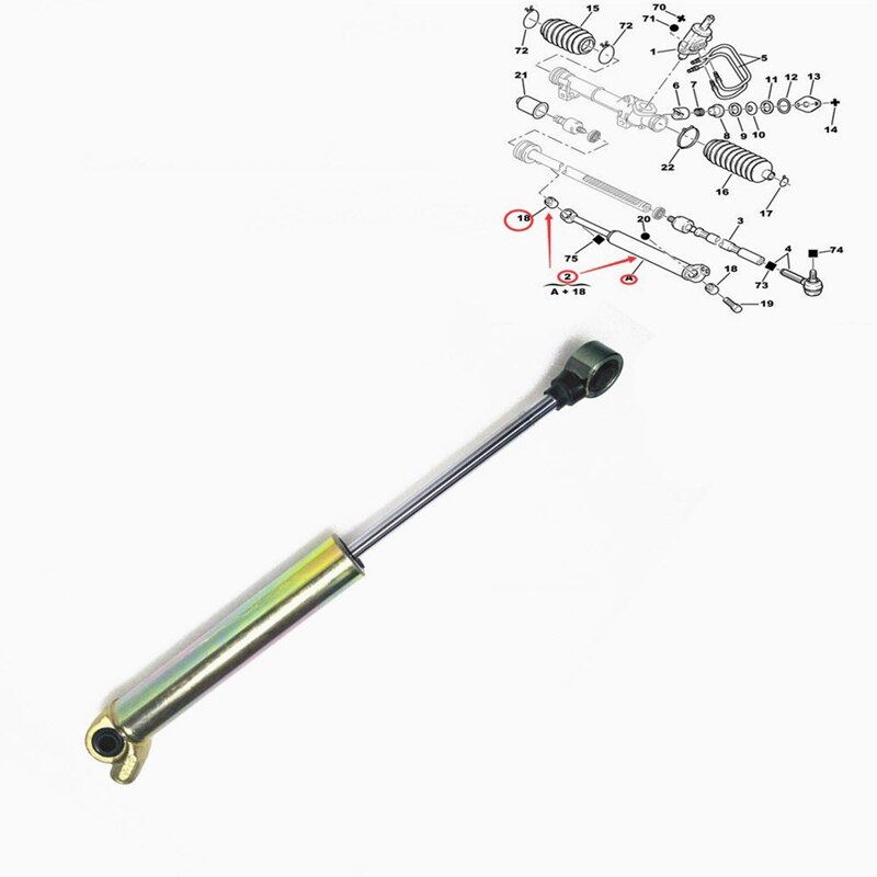 Bil hydraulisk servostyring cylinder til peugeot 205 306 309 citroen zx elysee  ax 401144
