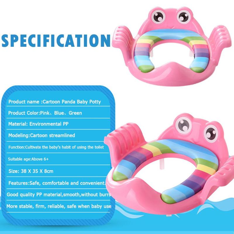 Baby Wc zitkussen Comfortabele Baby Care Leuke dierlijke vorm Seat Met Armsteun Wc Training Veiligheid Kussen