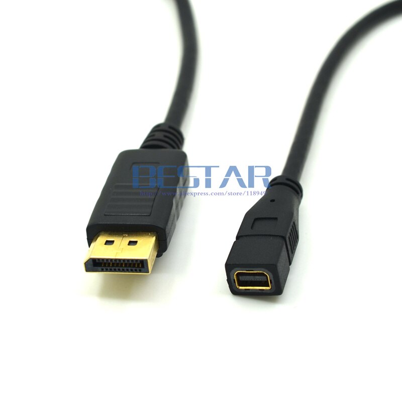 25cm Thunderbolt Mini DisplayPort Female To DP Male Adapter Converter For MacBook Pro Air Surface pro3 pro2 TOSHIBA
