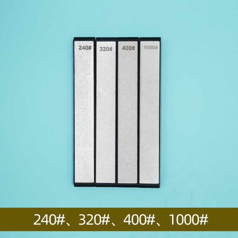 Double-sided knife sharpener sharpening stone fixed grinding stone diamond whetstone oil stone honing stones: Set C