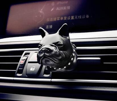 Auto Parfum Franse Bulldog Pop Geur Diffuser Luchtverfrisser Auto Interieur Geur Outlet Vent Clip Accessoires: C