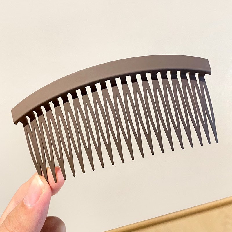 Grampo de cabelo fosco minimalista estilo coreano, franja feminina, estilo de cabelo, acessórios de cabelo elegantes e versáteis para uso diário: Azul