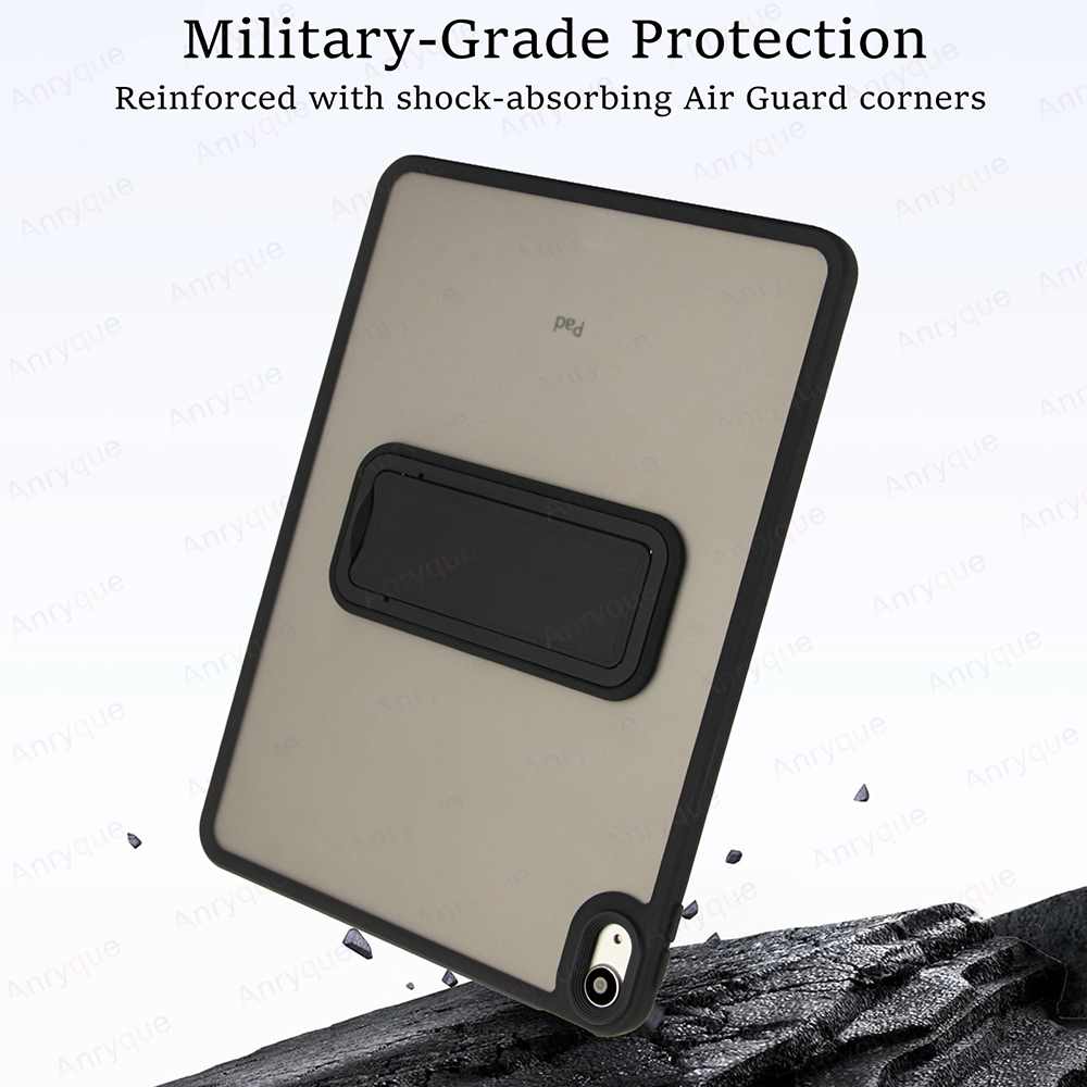 Caso de suporte para ipad 11a geração 11 Polegada 2025/10a geração 10.9 ''2022 acrílico fosco capa dura funda com suporte