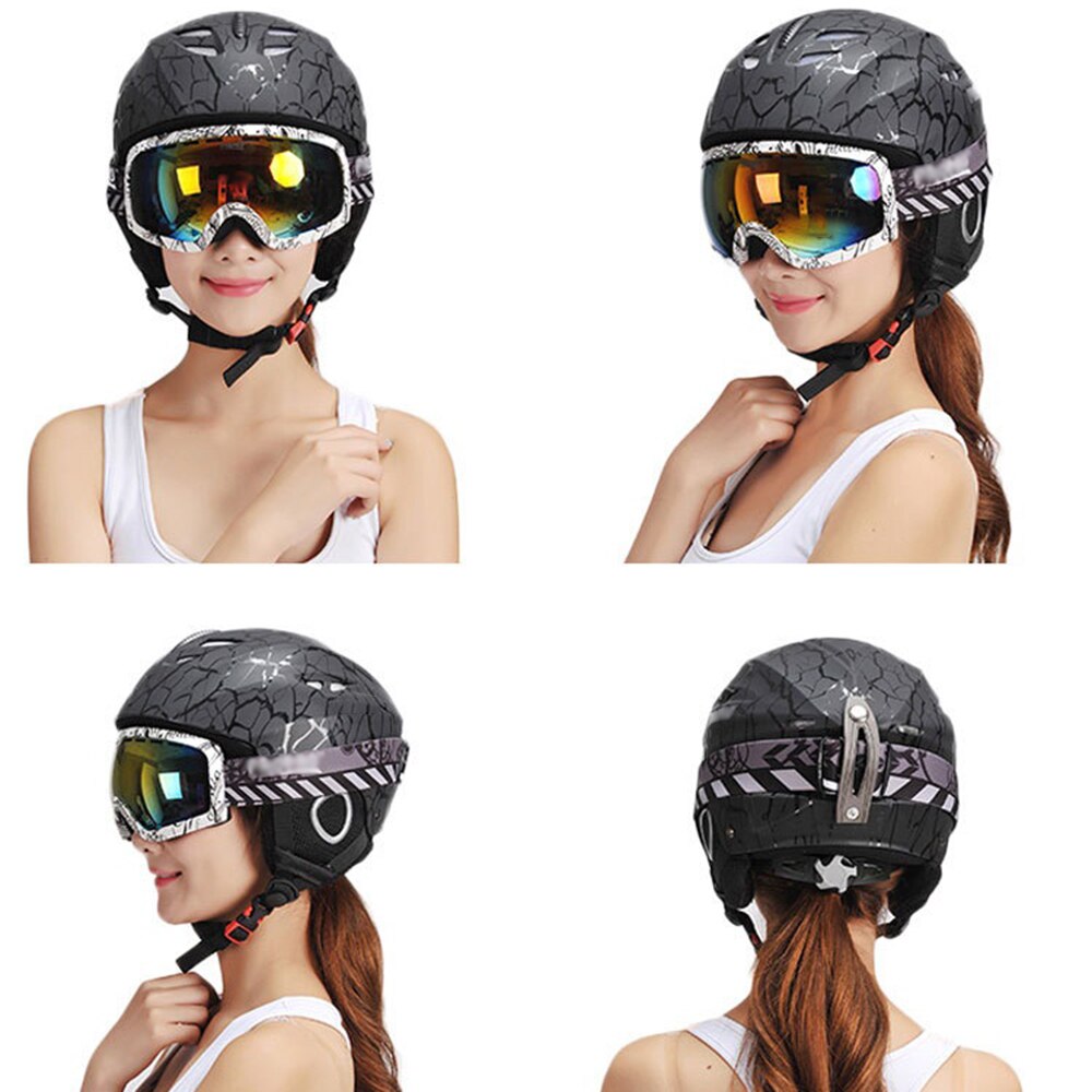 Outdoor Ski Helm Integraal-Gegoten Winter Sneeuw Ski Helm Mannen Vrouwen Schaatsen Skateboard Skiën Helm Accessoires M L Maat