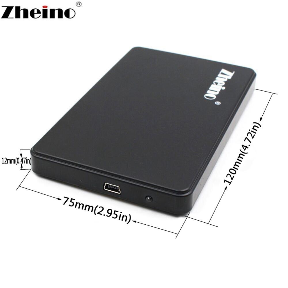 Zheino 2.5 Inch USB 2.0 Mobiele HDD Case 44PIN IDE PATA Harde Schijf Disk Externe HDD/SSD Behuizing Case met Tool-gratis Usb-kabel