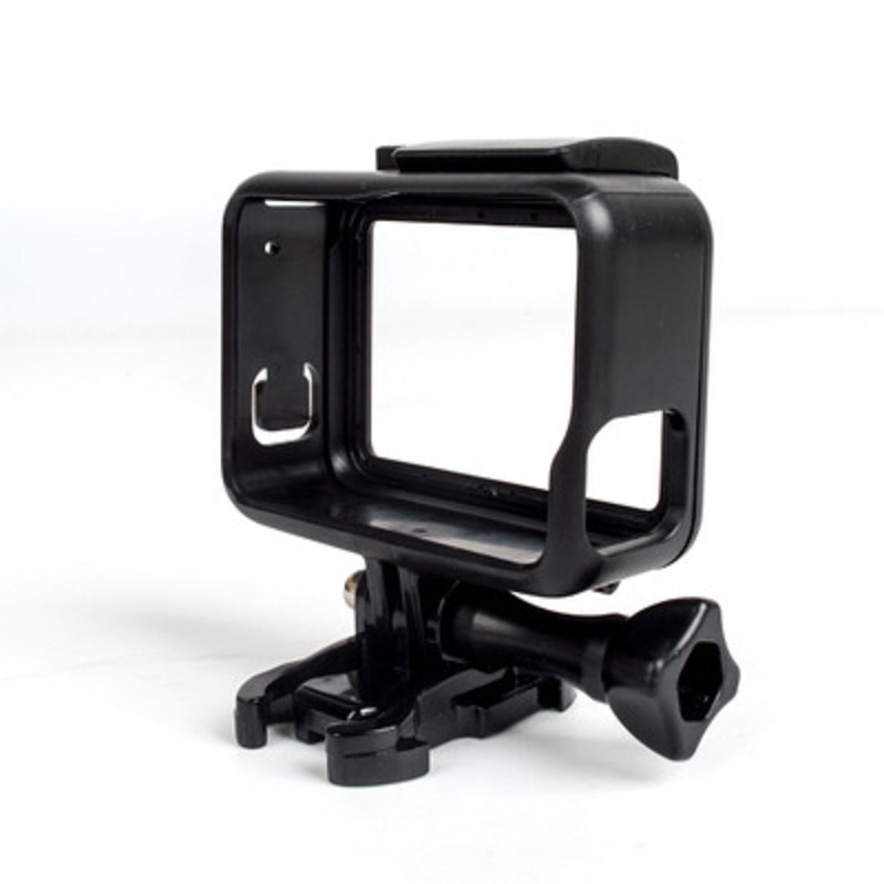 Beschermende Frame Case Standaard Open Shell + Lange Schroef + Base Mount Voor Gopro Hero 5 Zwart Sport Actie Camera accessoire Houder