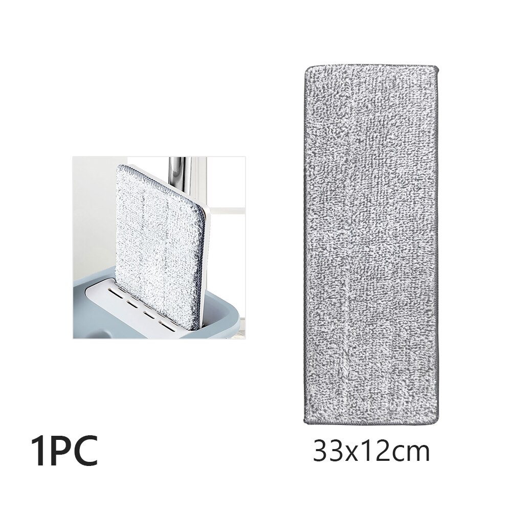 Floor Mop Set Automatic Mop Flat Buckets Avoid Hand Washing Set With Microfiber Pads Wash Cleaning System Floor Squeeze Magic: 004