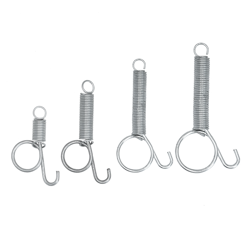 4/8Pcs Multifunctionele Lente Dierenkooivergrendelingen Lock Lente Konijn Kooi Deur Trekveer Met Haak Voor Het Bevestigen Van Alle Huisdieren Kooien